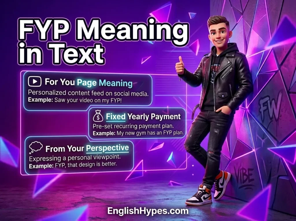 FYP Meaning in Text