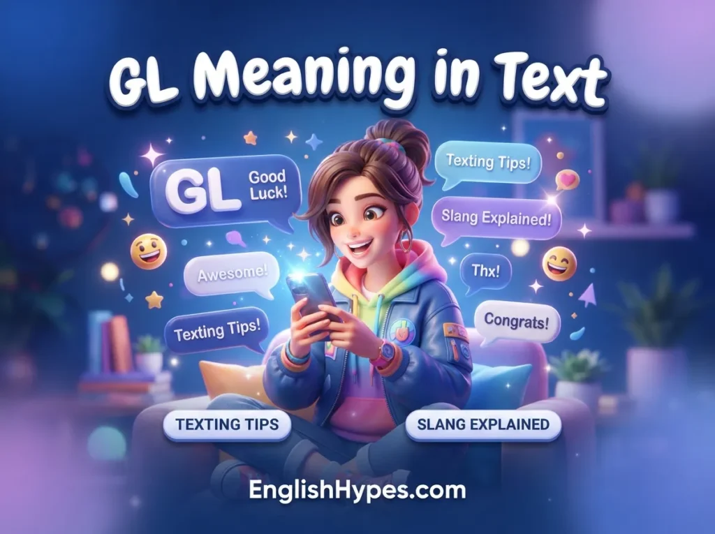 GL Meaning in Text