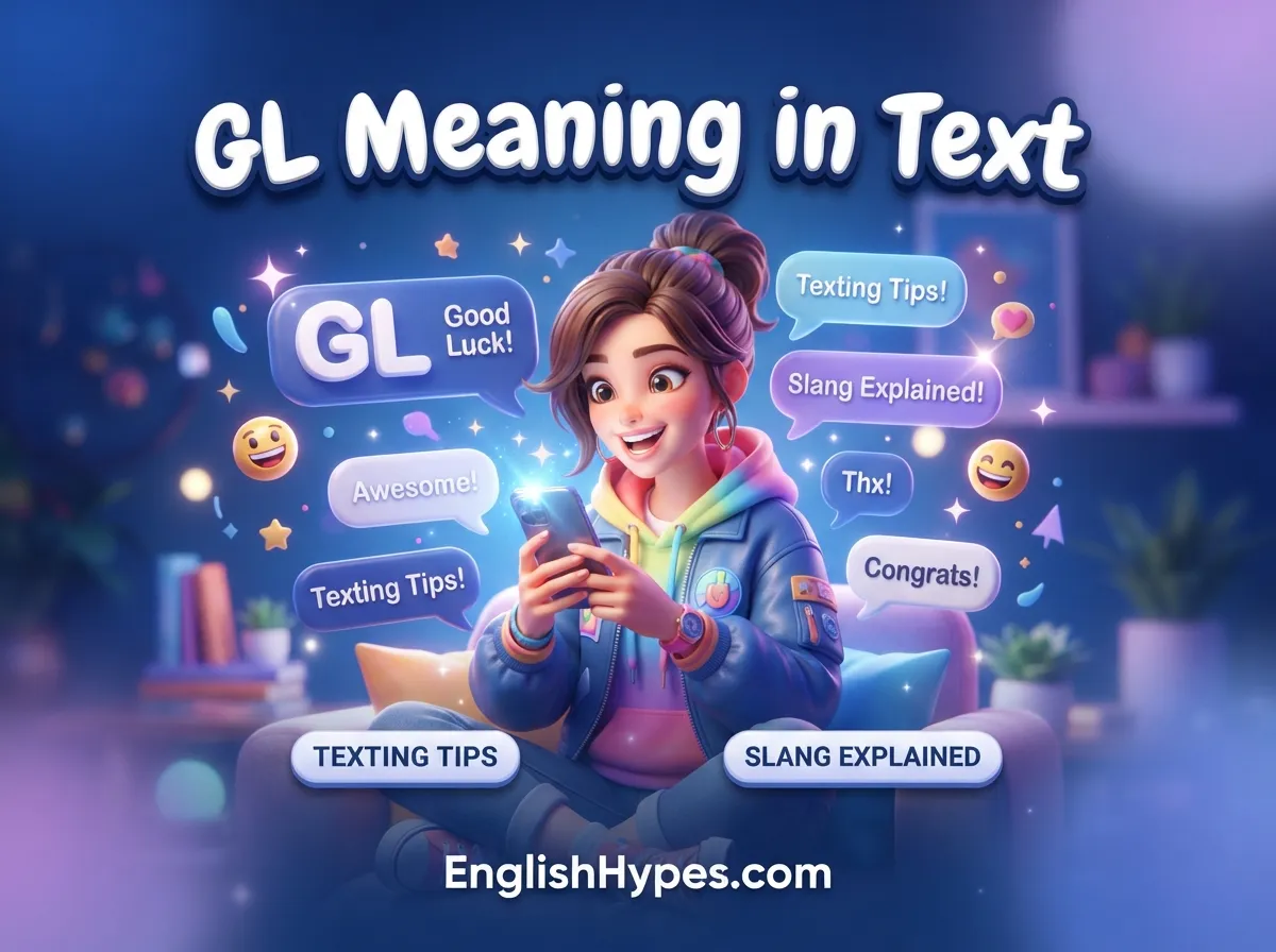 GL Meaning in Text
