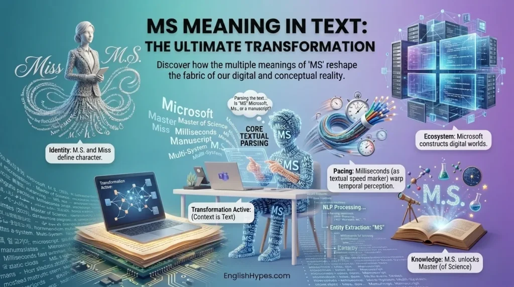 MS Meaning in Text
