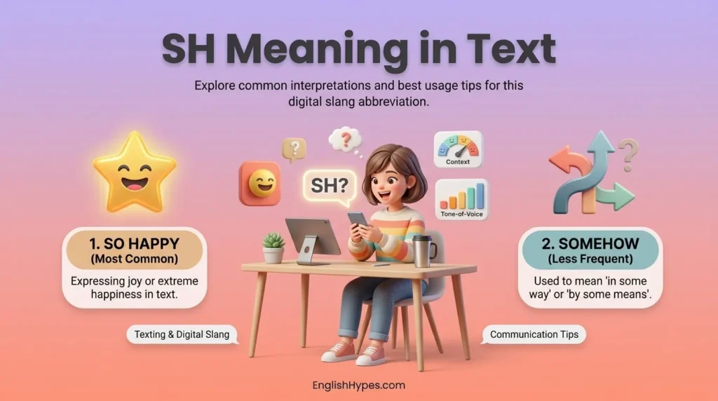 SH Meaning in Text