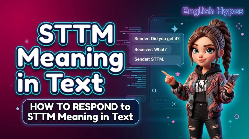 STTM Meaning in Text