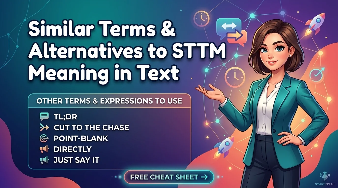 Similar Terms & Alternatives to STTM Meaning in Text