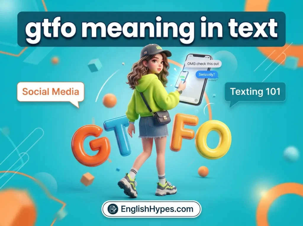 gtfo meaning in text