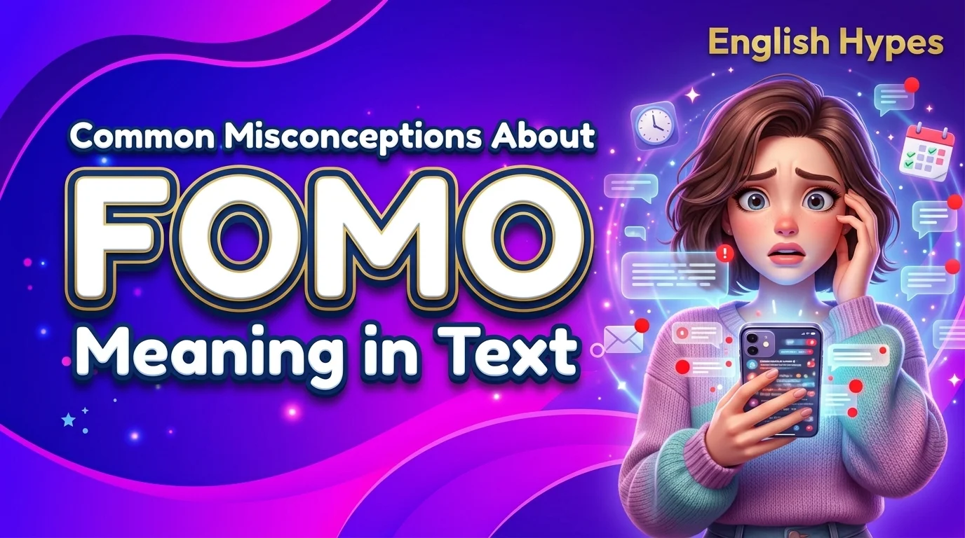 Common Misconceptions About FOMO Meaning in Text