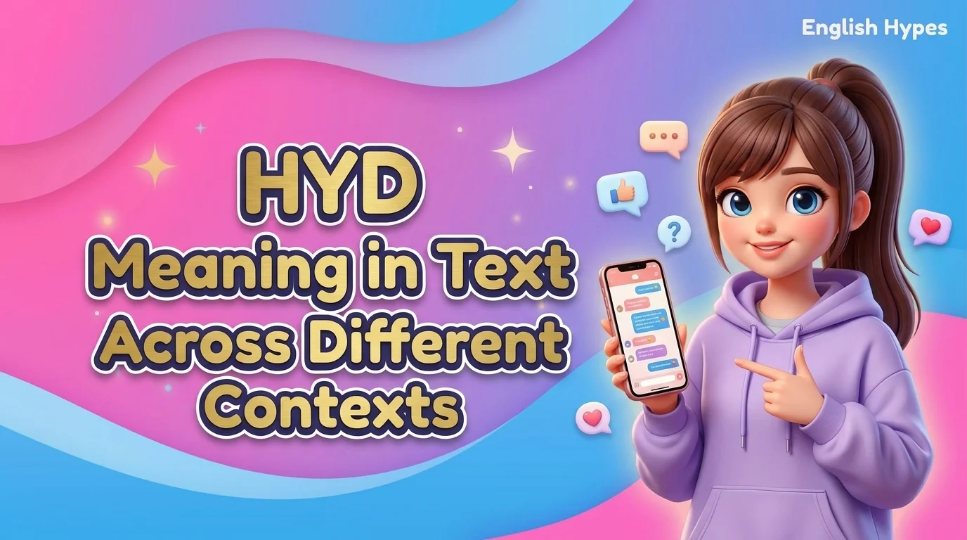 HYD Meaning in Text Across Different Contexts