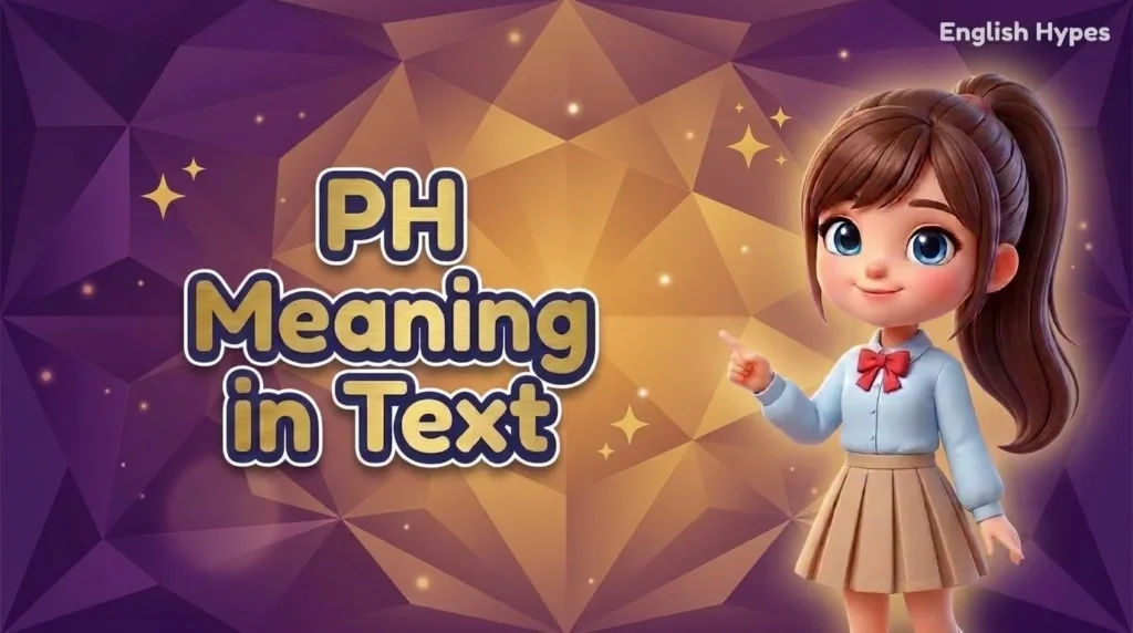 PH Meaning in Text
