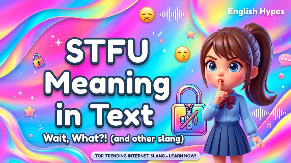 STFU Meaning in Text