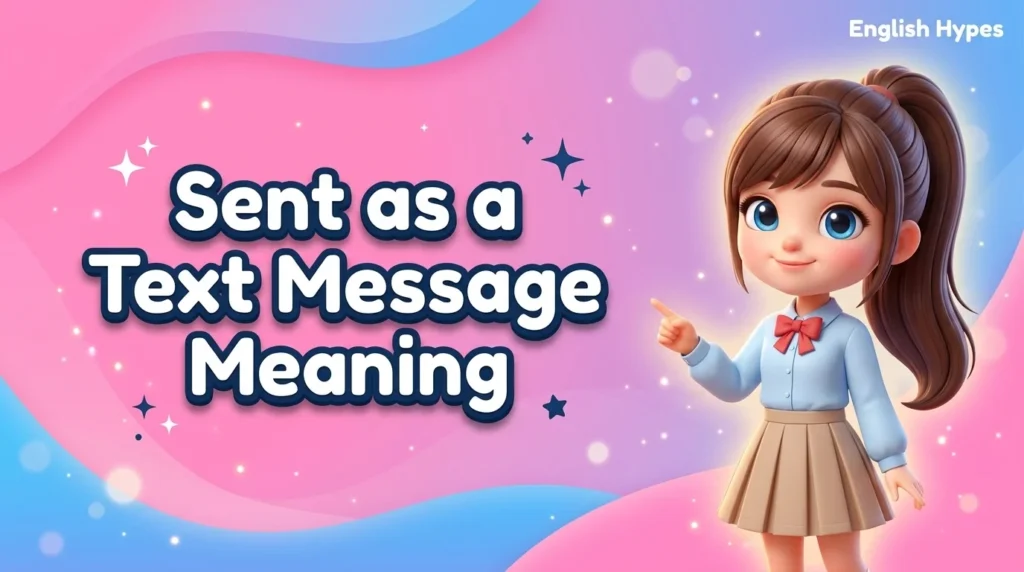 Sent as a Text Message Meaning