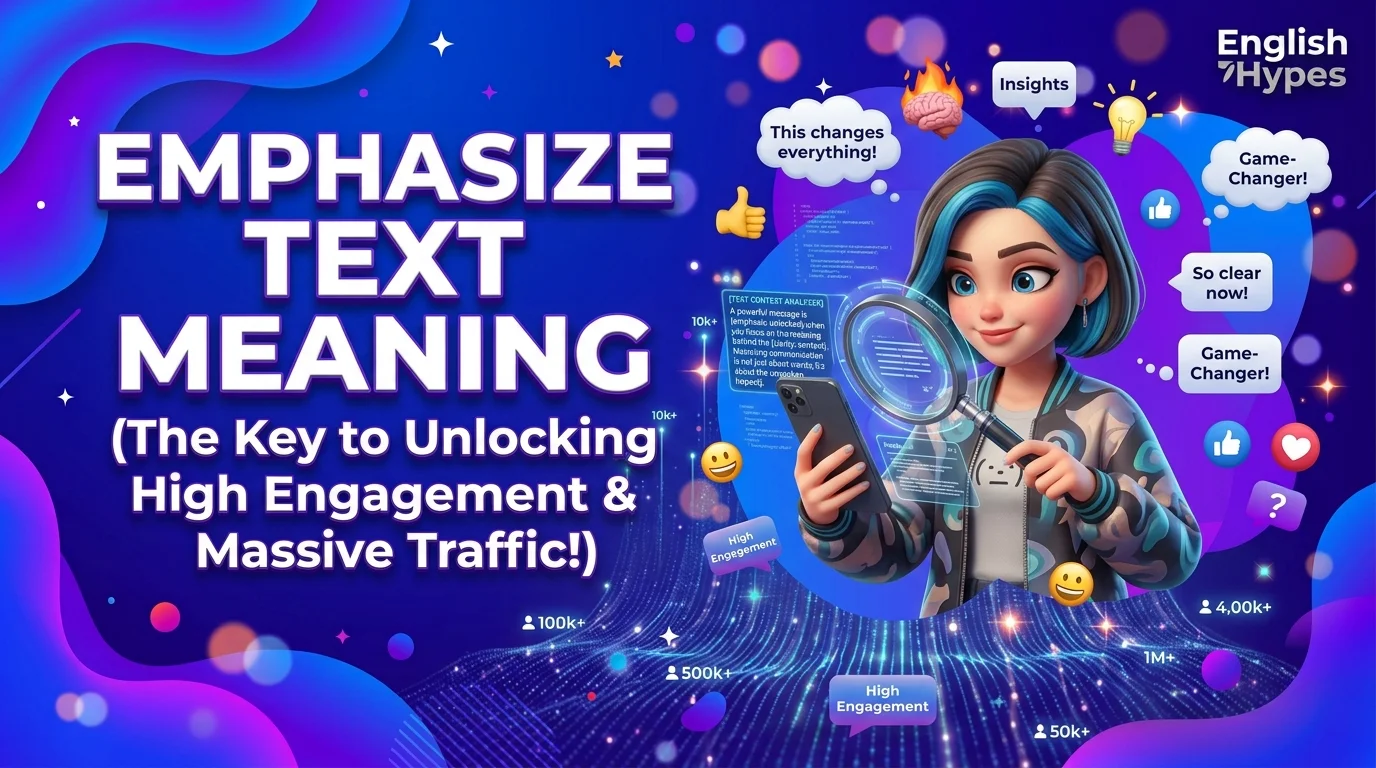 Emphasize Text Meaning