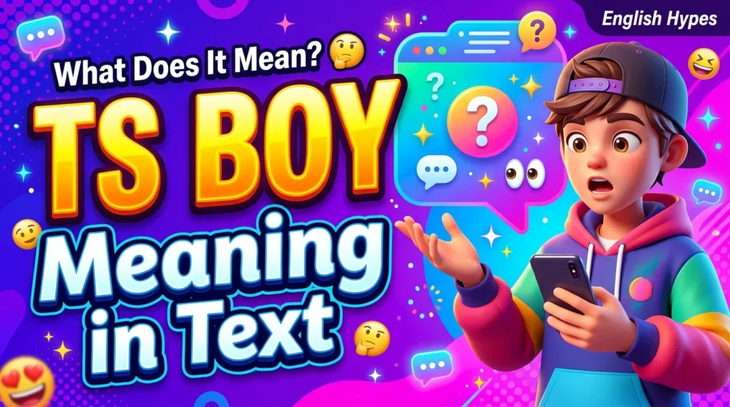 TS Boy Text Meaning