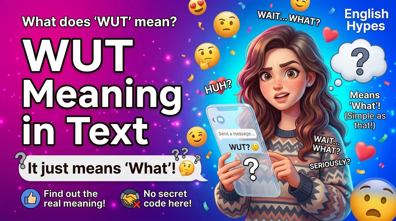 WUT Meaning in Text