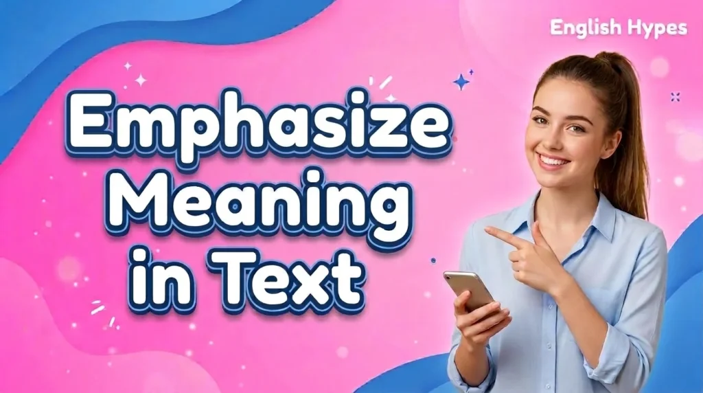 Emphasize Meaning in Text