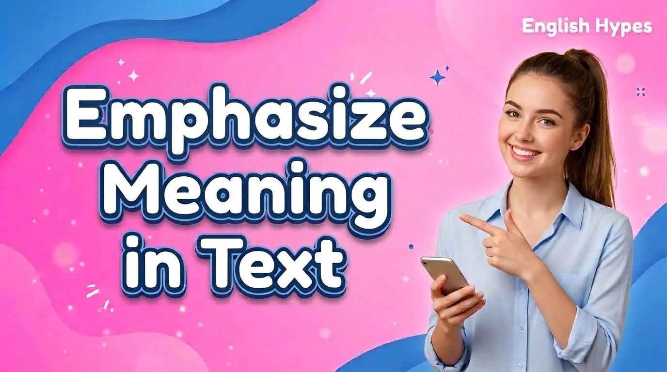 Emphasize Meaning in Text