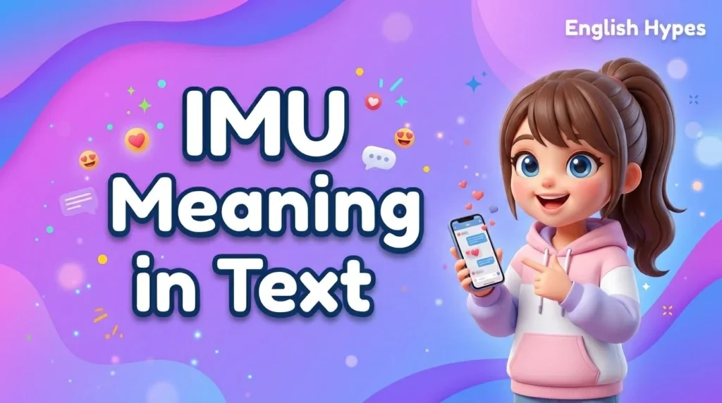 IMU Meaning in Text
